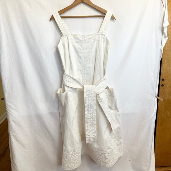 Everlane | The Organic Cotton Herringbone Dress - Picture 5 of 10